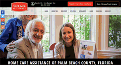 Desktop Screenshot of homecareassistancepalmbeach.com